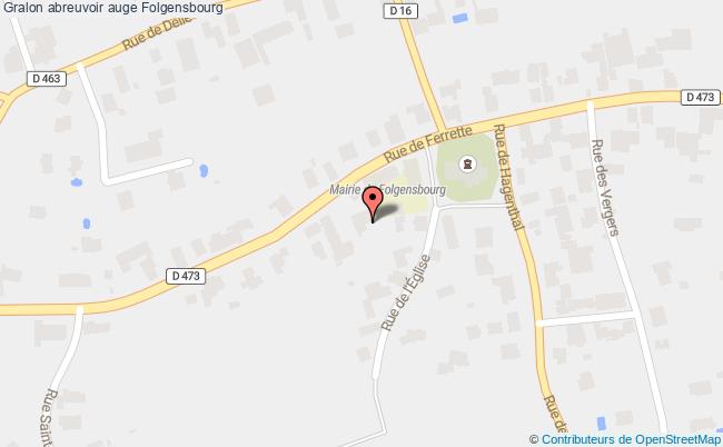 Abreuvoir Auge  Folgensbourg