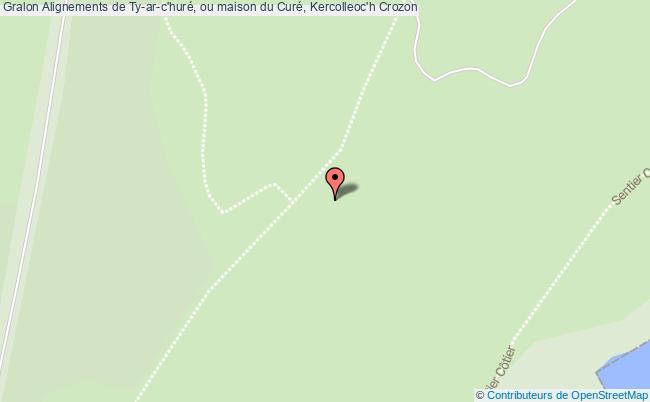 Alignements De Ty-ar-c'huré, Ou Maison Du Curé, Kercolleoc'h  Crozon