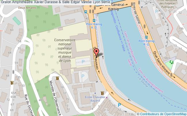 Amphithéâtre Xavier Darasse & Salle Edgar Varese  Lyon