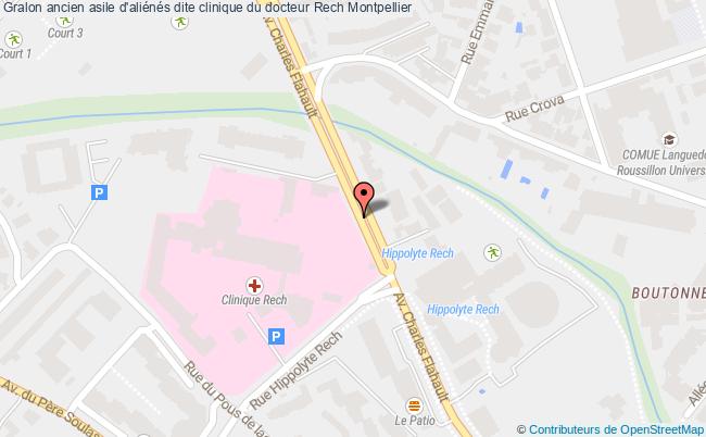 Ancien Asile D'aliénés Dite Clinique Du Docteur Rech  Montpellier