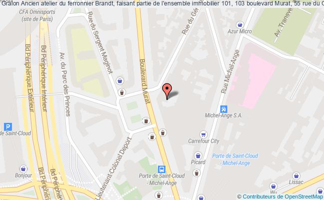 Ancien Atelier Du Ferronnier Brandt, Faisant Partie De L'ensemble Immobilier 101, 103 Boulevard Murat, 55 Rue Du Général-delestraint Et 112 Rue Michel-ange  Paris