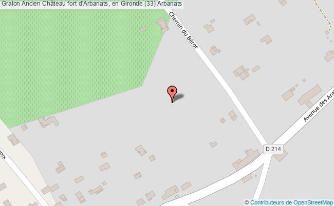 Ancien Château Fort D'arbanats, En Gironde (33) 