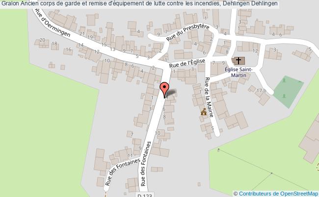 Ancien Corps De Garde Et Remise D'équipement De Lutte Contre Les Incendies, Dehlingen 