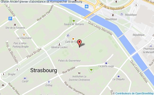 Ancien Grenier D'abondance Dit Kornspeicher  Strasbourg