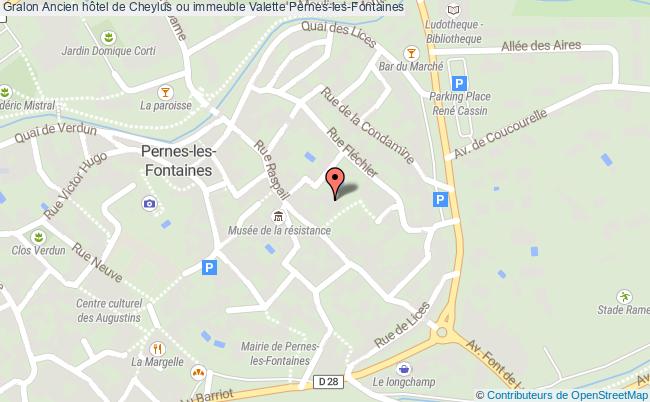 Ancien Hôtel De Cheylus Ou Immeuble Valette  Pernes-les-fontaines