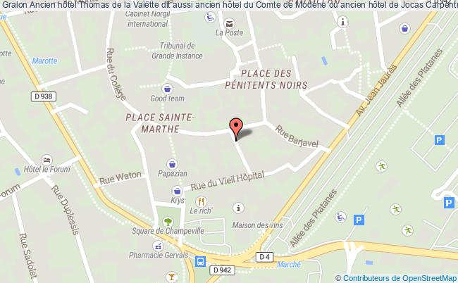 Ancien Hôtel Thomas De La Valette Dit Aussi Ancien Hôtel Du Comte De Modène Ou Ancien Hôtel De Jocas  Carpentras