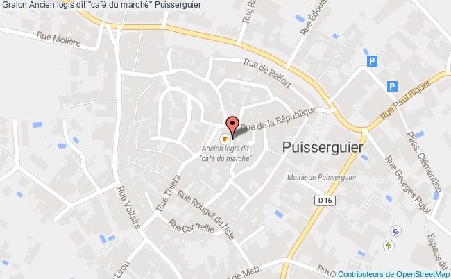 Ancien Logis Dit "café Du Marché"  Puisserguier