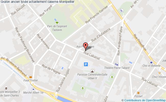 Ancien Lycée Actuellement Caserne  Montpellier