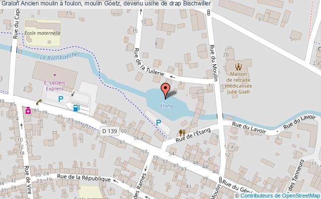 Ancien Moulin à Foulon, Moulin Goetz, Devenu Usine De Drap  Bischwiller