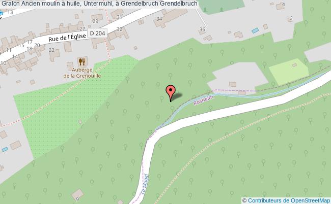 Ancien Moulin à Huile, Untermuhl, à Grendelbruch 