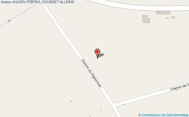 Ancien Portail Cousset  Alleins