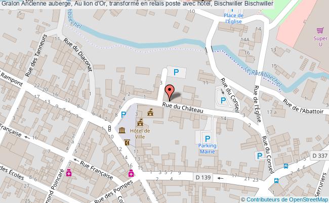 Ancienne Auberge, Au Lion D'or, Transformé En Relais Poste Avec Hôtel, Bischwiller 