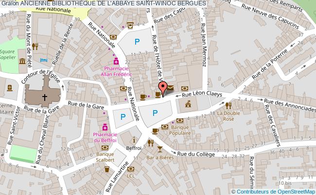 Ancienne Bibliotheque De L'abbaye Saint-winoc  Bergues