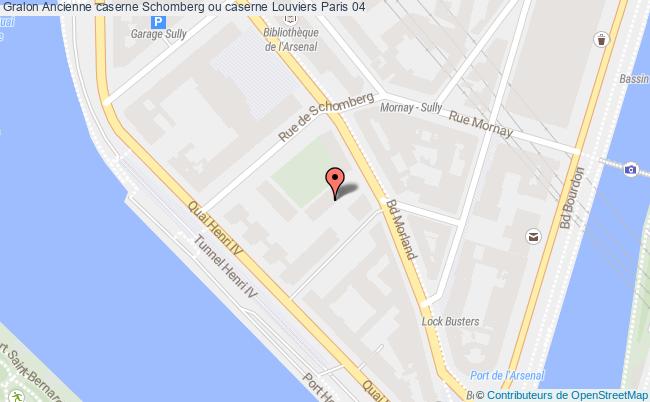 Ancienne Caserne Schomberg Ou Caserne Louviers  Paris