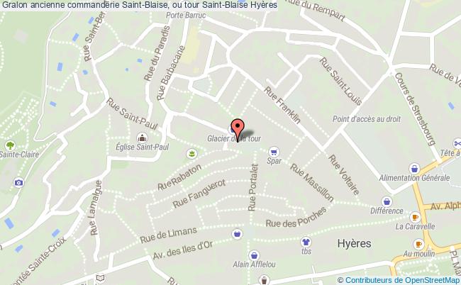 Ancienne Commanderie Saint-blaise, Ou Tour Saint-blaise  Hyeres-les-palmiers