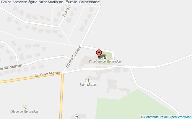 Ancienne église Saint-martin-de-poursan  Carcassonne