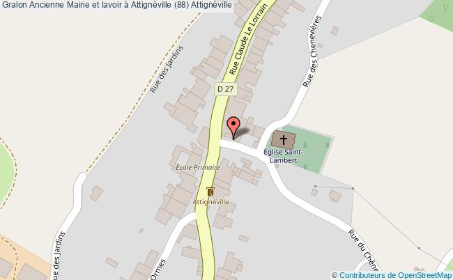 Ancienne Mairie Et Lavoir à Attignéville (88) 