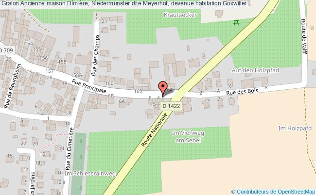 Ancienne Maison Dîmière, Niedermunster Dite Meyerhof, Devenue Habitation  Goxwiller