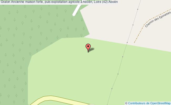 Ancienne Maison Forte, Puis Exploitation Agricole à Aboën, Loire (42) 