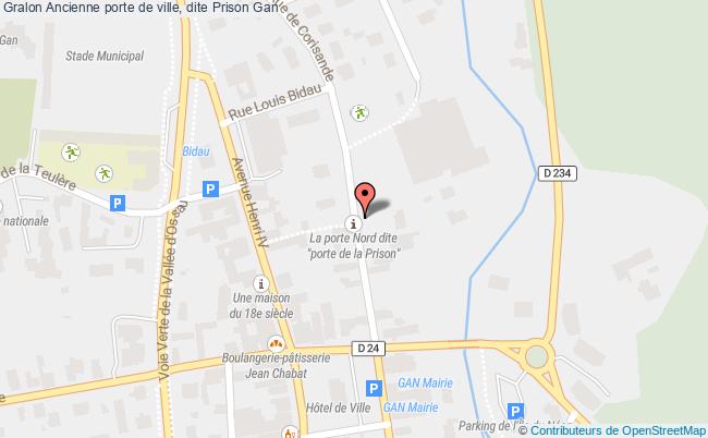 Ancienne Porte De Ville, Dite Prison  Gan