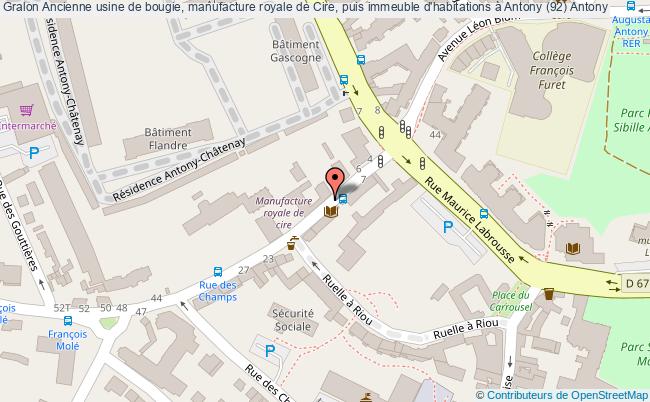 Ancienne Usine De Bougie, Manufacture Royale De Cire, Puis Immeuble D'habitations à Antony (92) 