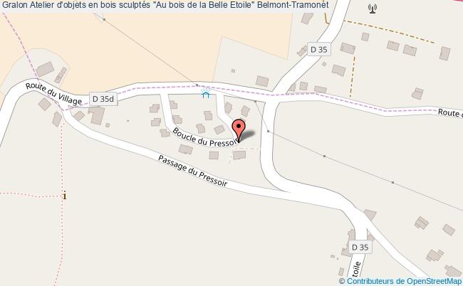 Atelier D'objets En Bois Sculptés "au Bois De La Belle Etoile"  Belmont-tramonet