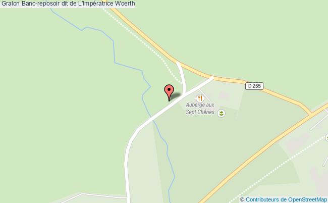 Banc-reposoir Dit De L'impératrice  Woerth