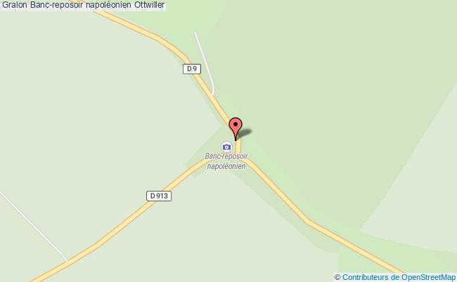 Banc-reposoir Napoléonien  Ottwiller