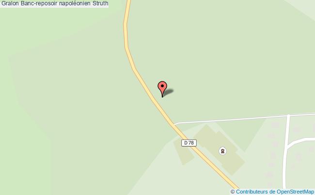 Banc-reposoir Napoléonien  Struth