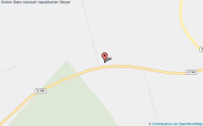 Banc-reposoir Napoléonien  Weyer