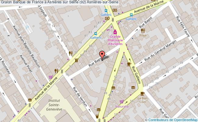 Banque De France à Asnières Sur Seine (92)  Asnières-sur-seine