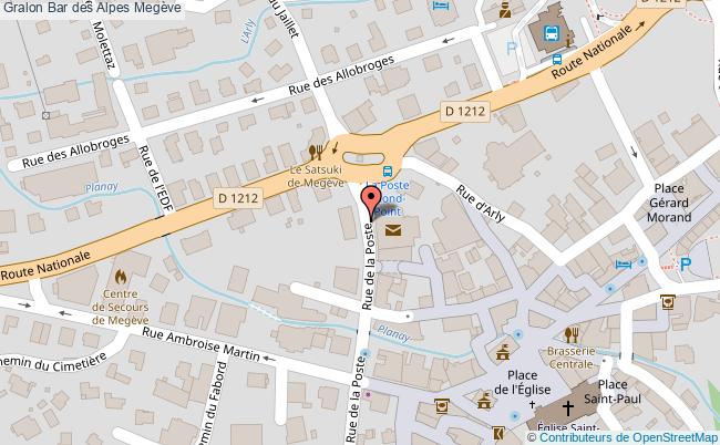 Bar Des Alpes  Megève