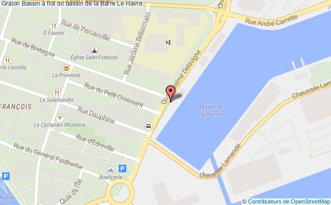 Bassin à Flot Dit Bassin De La Barre  Le Havre