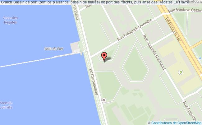 Bassin De Port (port De Plaisance, Bassin De Marée) Dit Port Des Yachts, Puis Anse Des Régates  Le Havre