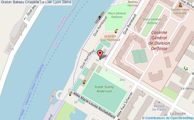 Bateau Chapelle Le Lien  Lyon