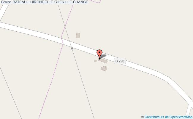 Bateau L'hirondelle  Chenillé-changé