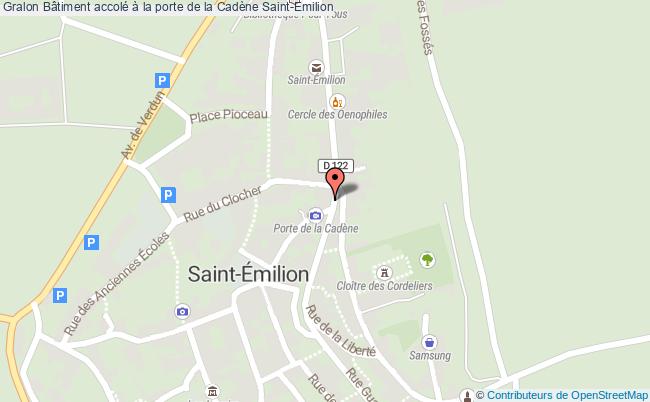 Bâtiment Accolé à La Porte De La Cadène  Saint-emilion