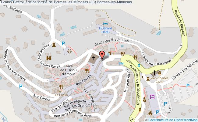 Beffroi, édifice Fortifié De Bormes Les Mimosas (83)  Bormes-les-mimosas