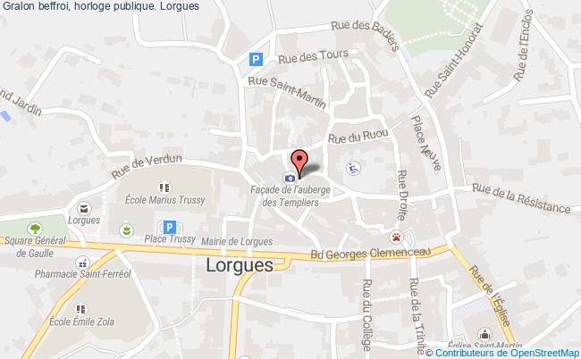 Beffroi, Horloge Publique.  Lorgues