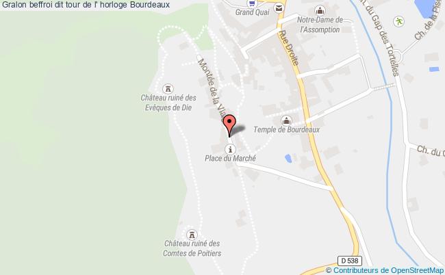 Beffroi Dit Tour De L' Horloge  Bourdeaux