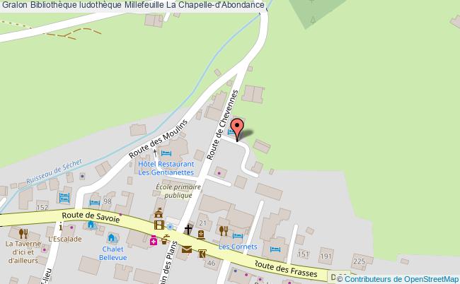 Bibliothèque Ludothèque Millefeuille  La Chapelle-d'abondance