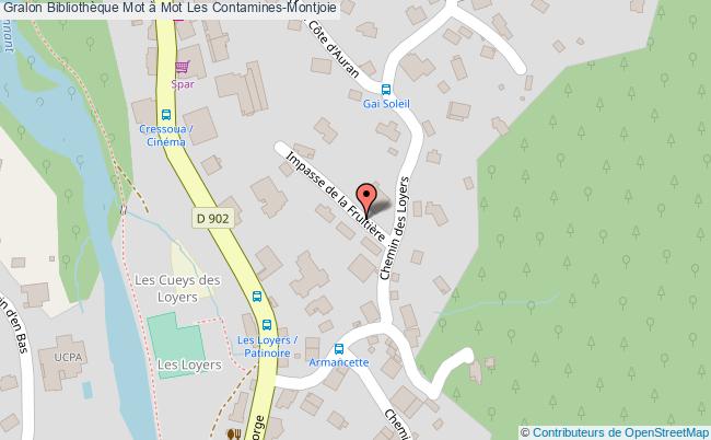 Bibliothèque Mot à Mot  Les Contamines-montjoie