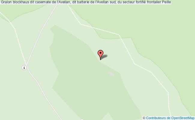 Blockhaus Dit Casemate De L'avellan, Dit Batterie De L'avellan Sud, Du Secteur Fortifié Frontalier  Peille