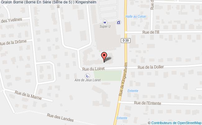 Borne (borne En Série (série De 5) )  Kingersheim