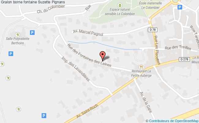 Borne Fontaine Suzette  Pignans