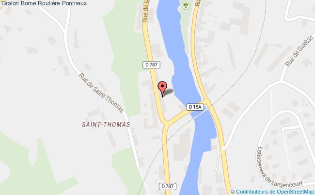 Borne Routière  Pontrieux