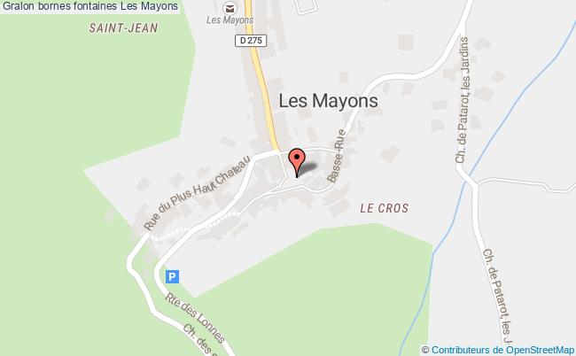 Bornes Fontaines  Les Mayons
