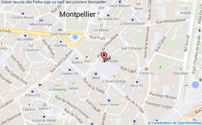 Bourse Dite Petite Loge Ou Loge Des Poivriers  Montpellier