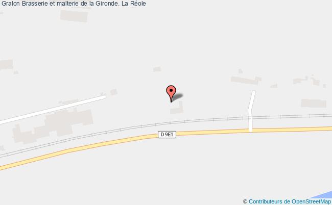 Brasserie Et Malterie De La Gironde.  La Réole