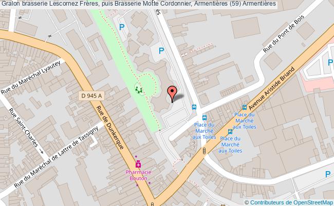 Brasserie Lescornez Frères, Puis Brasserie Motte Cordonnier, Armentières (59) 